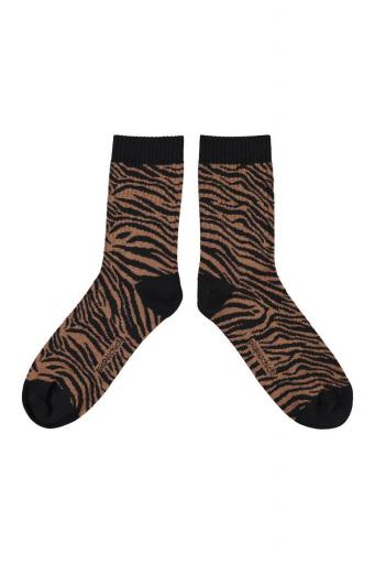 Piupiuchick,Socks Camel with Zebra Print [1]