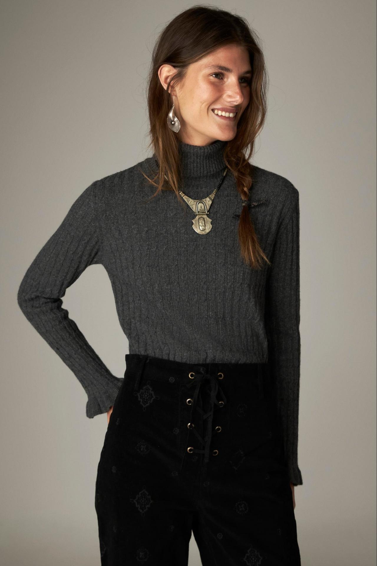 Maison Hotel,Nancy Sweater Grey Blue