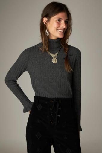 Maison Hotel,Nancy Sweater Grey Blue [0]