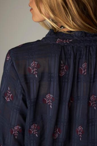 Maison Hotel,Sabine Blouse Blue Granada [2]