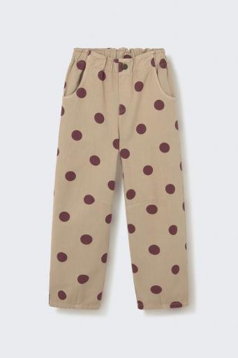 Cozmo,polka dot twill pants