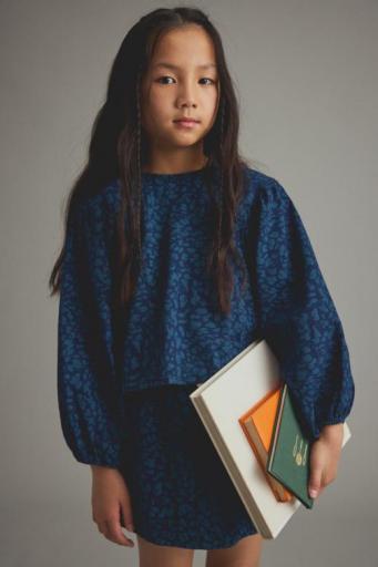 Cozmo,cotton denim skirt