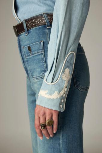 Maison Hotel,Frankie Shirt Blue Mustang [2]