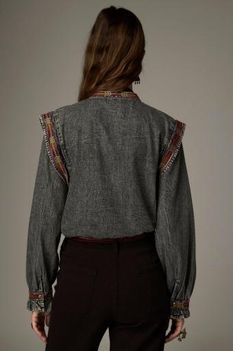 Maison Hotel,Edith Blouse Hamptons Grey [3]