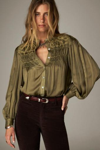 Maison Hotel,Gongora Blouse Khaki [0]