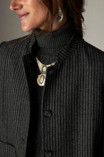 Maison Hotel,Salao Jacket Grey Shades [1]