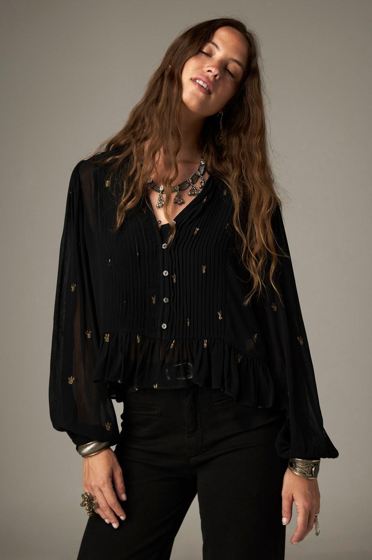 Maison Hotel,Catherine Blouse Blackout
