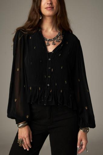 Maison Hotel,Catherine Blouse Blackout [1]