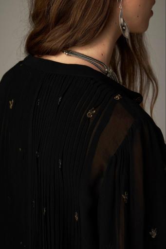 Maison Hotel,Catherine Blouse Blackout [3]