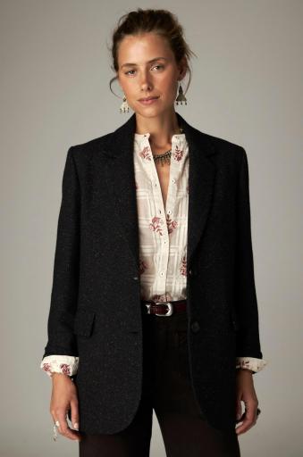 Maison Hotel,Camarón Blazer Stardust Tweed