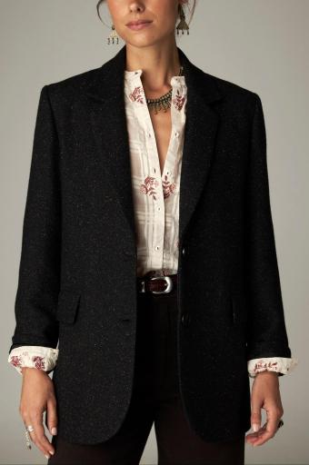 Maison Hotel,Camarón Blazer Stardust Tweed [1]