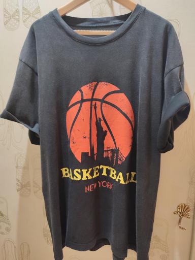 Brewster,BASKETBALL TARENTINO Teeshirt short sleeves,Camiseta basketball carbón 