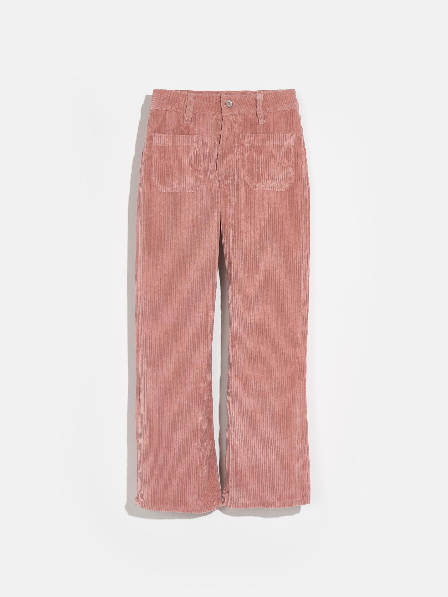Bellerose,PEPY32,Pantalón en pana rosa 