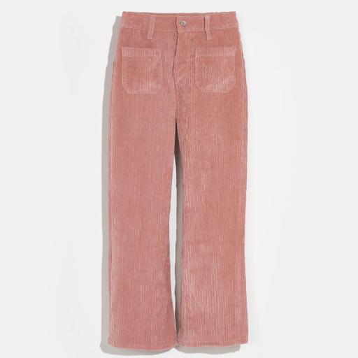 Bellerose,PEPY32,Pantalón en pana rosa 