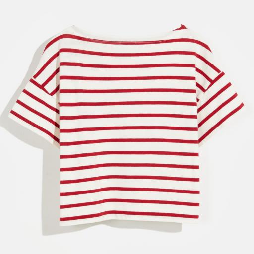 Bellerose,VASSY41,Camiseta rayas roja [1]