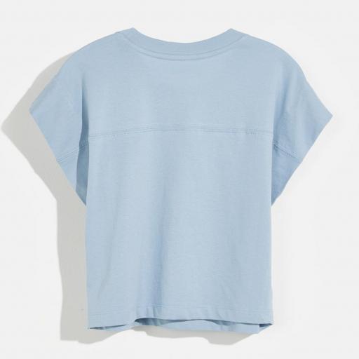 Bellerose,CROM41 T1570 T-SHIRT,Camiseta azul [1]