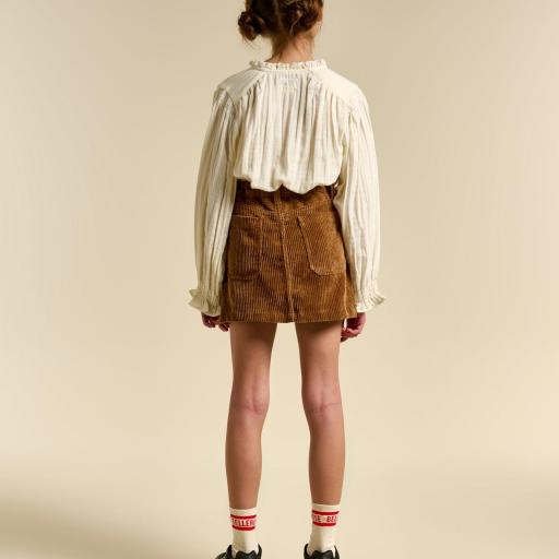Bellerose,Mini falda en pana marrón  [2]