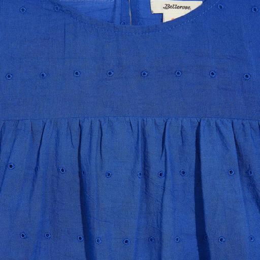 Bellerose,HEMLOCK P1687 DRESSES,Vestido azul brocado [2]