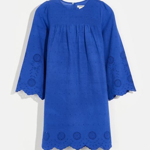Bellerose,HEMLOCK P1687 DRESSES,Vestido azul brocado