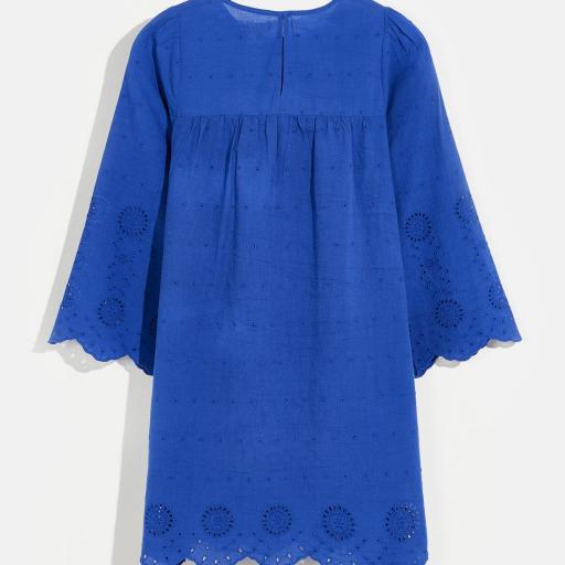 Bellerose,HEMLOCK P1687 DRESSES,Vestido azul brocado [1]