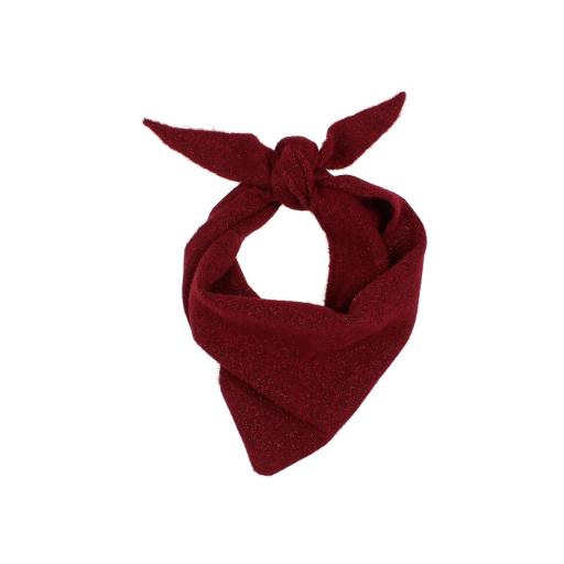 Búho Barcelona,LUREX SCARF,color burdeos 