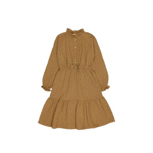 Búho Barcelona,FALL MAXI DRESS,color ocre