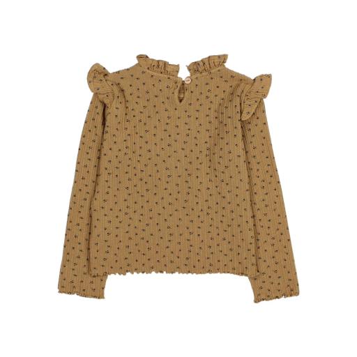 Búho Barcelona,FALL RIB T-SHIRT,color ocre [2]