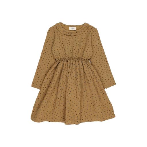Búho Barcelona,FALL COMBI DRESS,color ocre