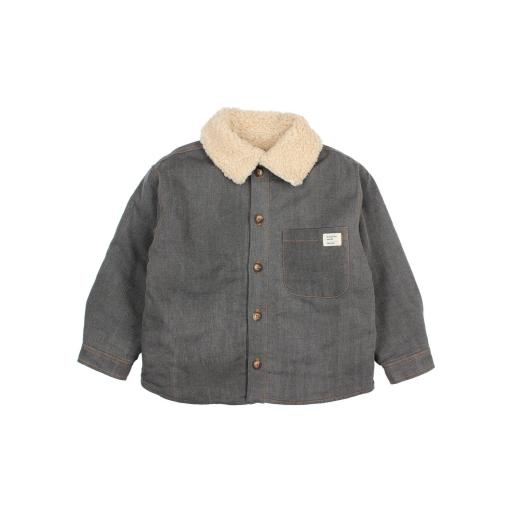 Búho Barcelona,DENIM JACKET ,color gris 