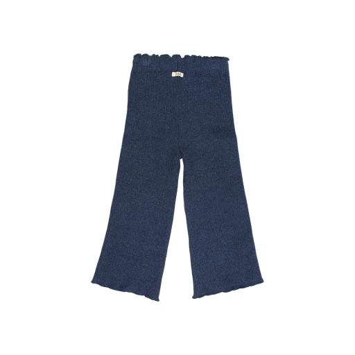 Búho Barcelona,WAFFLE WIDE PANTS,color navy  [2]