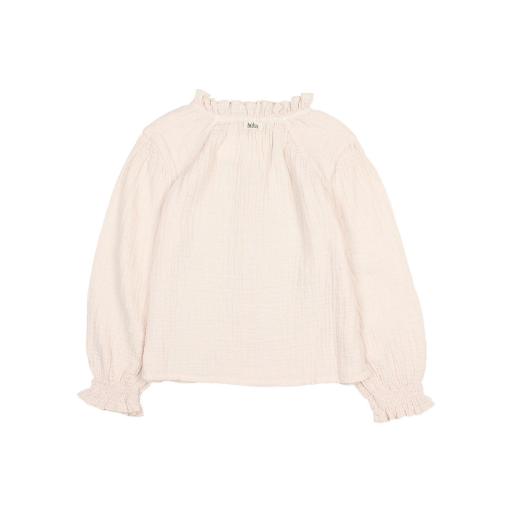 Búho Barcelona,BOBLE PLUMETI BLOUSE,Blusa plumeti cream pink [3]