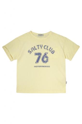 Tocoto Vintage,CAMISETA KID BOLSILLO "SALTY CLUB", amarillo 