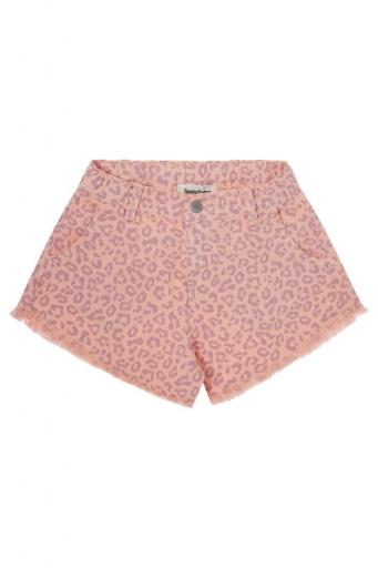 Tocoto Vintage,SHORTS SARGA ANIMAL PRINT ,rosa