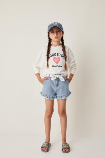 Tocoto Vintage,SUDADERA "WOODSTOOK LOVE FESTIVAL" ,blanca [1]