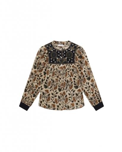 Maison Hotel,BLOUSE BOTANICAL FLORA AMELIA