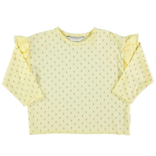 Piupiuchick,Camiseta amarilla volante manga [0]