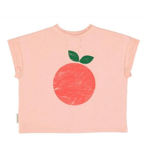 Piupiuchick,TSHIRT LIGHT PINK STAY FRESH,Camiseta rosa print [1]