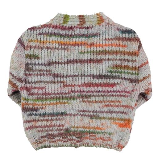 Piupiuchick,Knitted cardigan | Multicolor grey, Chaqueta gris multicolor 