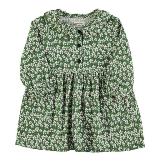 Piupiuchick,Short dress | Green flowers, Vestido flores verde