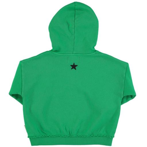 Piupiuchick,Hoodie | Green w/ "cavalier" print,Sudadera verde Cavalier  [1]