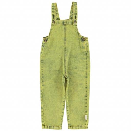 Piupiuchick,Dungarees | Washed acid yellow denim,Peto amarillo ácido 