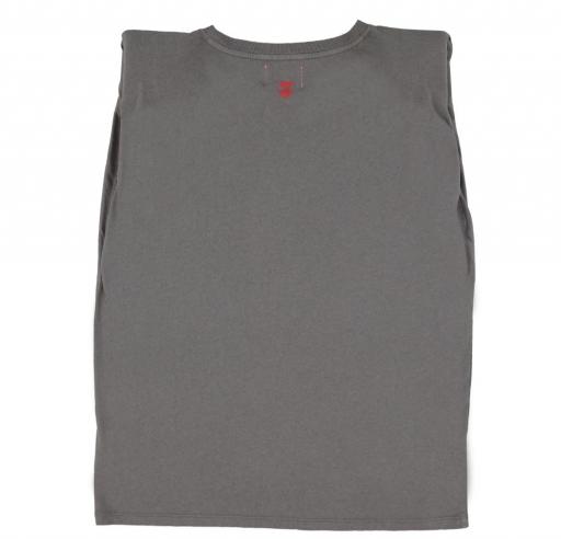 Sisters Department,Camiseta gris hombreras print manzana  [1]