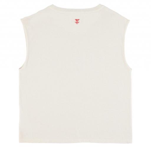 Sisters Department,Camiseta blanca cuello redondo print HELL [1]