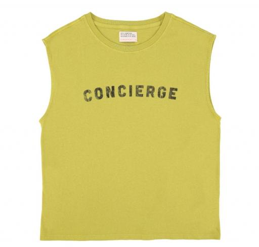 Sisters Department,Camiseta verde cuello redondo prin CONCIERGE [1]