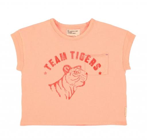 Piupiuchick,"t'shirt | pink w/ tiger print          "