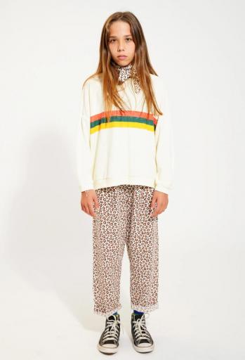 Piupiuchick,"sweatshirt | ecru w/ multicolor stripes print        " [2]