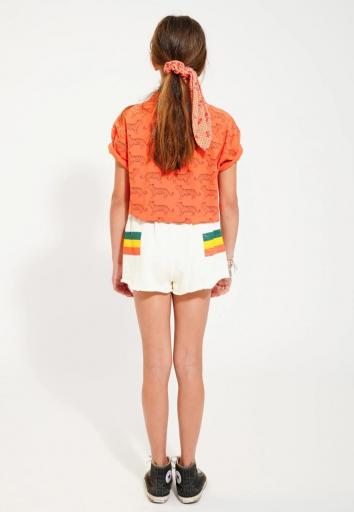 Piupiuchick,shorts | ecru w/ multicolor stripes [3]