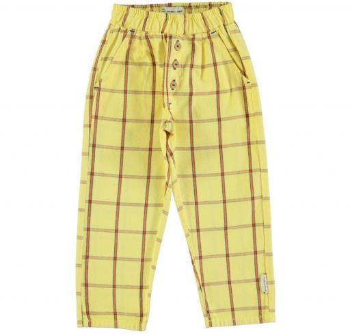 Piupiuchick,unisex trousers | yellow checkered