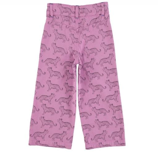 Piupiuchick,flare trousers | lavender w/ black tigers [1]