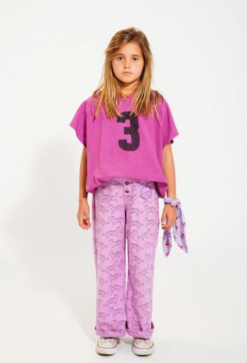 Piupiuchick,flare trousers | lavender w/ black tigers [2]